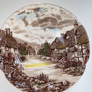 Johnson Bros vintage Olde English Countryside decorative plate